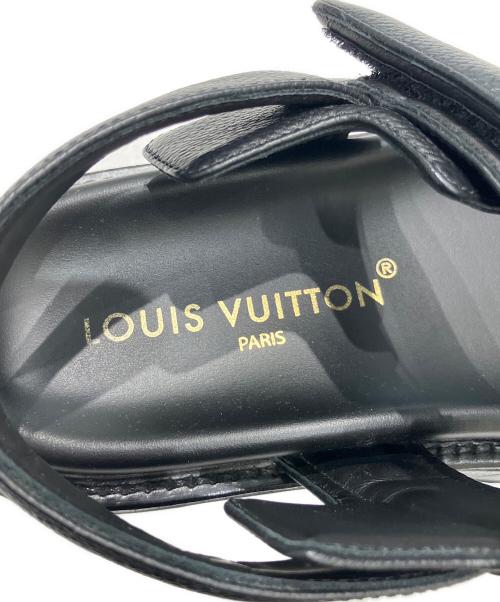 LOUIS VUITTON（ルイ ヴィトン）LOUIS VUITTON (ルイ ヴィトン) LV Sunset Sandal　1ACP6O ブラック サイズ:38の古着・服飾アイテム