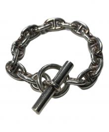 HERMES（エルメス）の古着「Chaine dAncre bracelet MM 16コマ」｜シルバー