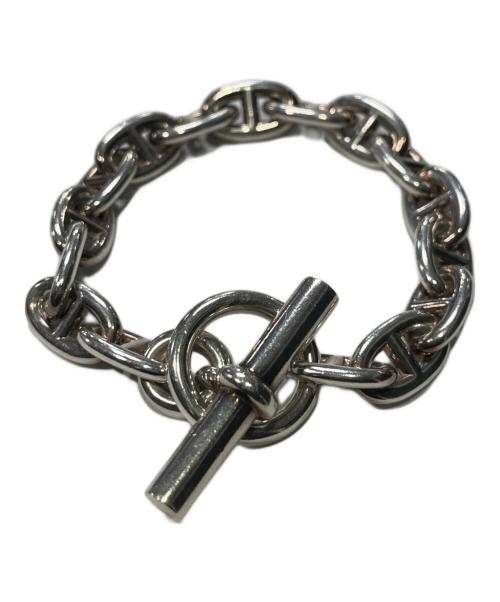 HERMES（エルメス）HERMES (エルメス) Chaine dAncre bracelet MM 16コマ シルバーの古着・服飾アイテム