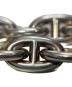 中古・古着 HERMES (エルメス) Chaine dAncre bracelet MM 16コマ シルバー：280000円