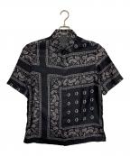 Diorディオール）の古着「short sleeve silk shirt」｜ネイビー