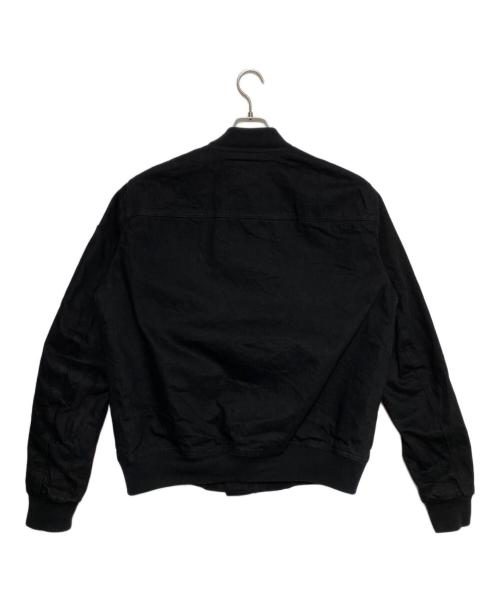 DRKSHDW（ダークシャドウ）DRKSHDW (ダークシャドウ) DENIM FLIGHT BOMBER JACKET ブラック サイズ:XLの古着・服飾アイテム