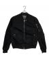 DRKSHDW（ダークシャドウ）の古着「DENIM FLIGHT BOMBER JACKET」｜ブラック