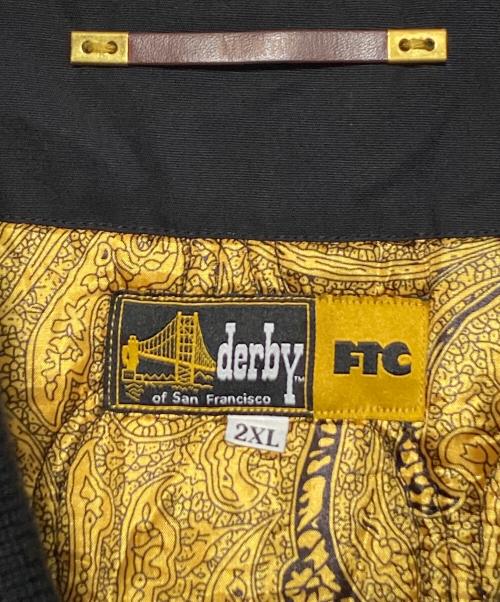 FTC（エフティーシー）FTC (エフティーシー) DERBY OF SAN FRANCISCO STYLE 300 DERBY JACKET ブラック サイズ:2XLの古着・服飾アイテム