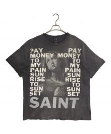 SAINT MICHAEL（セントマイケル）の古着「PTP SS TEE / STAY REAL」｜グレー