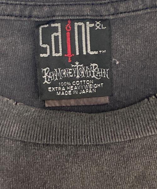 SAINT MICHAEL（セントマイケル）SAINT MICHAEL (セントマイケル) PTP SS TEE / STAY REAL グレー サイズ:XXLの古着・服飾アイテム