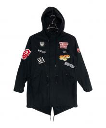 WIND AND SEA（ウィンダンシー）の古着「Band Field Parka "Black"」｜ブラック