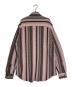 MAGLIANO (マリアーノ) ストライプ ニット シャツジャケット ピンク×パープル サイズ:S：15000円