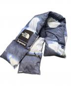 SUPREME×THE NORTH FACEシュプリーム×ザ ノース フェイス）の古着「ダウンマフラー」｜ブルー