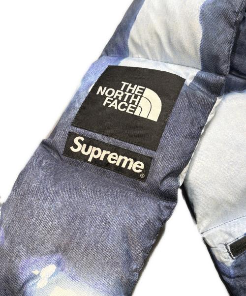 SUPREME（シュプリーム）Supreme (シュプリーム) THE NORTH FACE (ザ ノース フェイス) ダウンマフラー ブルー サイズ:FREEの古着・服飾アイテム