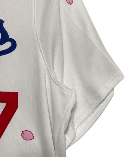 NIKE（ナイキ）NIKE (ナイキ) 村上隆 (ムラカミタカシ) Major League Baseball game shirt ホワイト サイズ:XLの古着・服飾アイテム