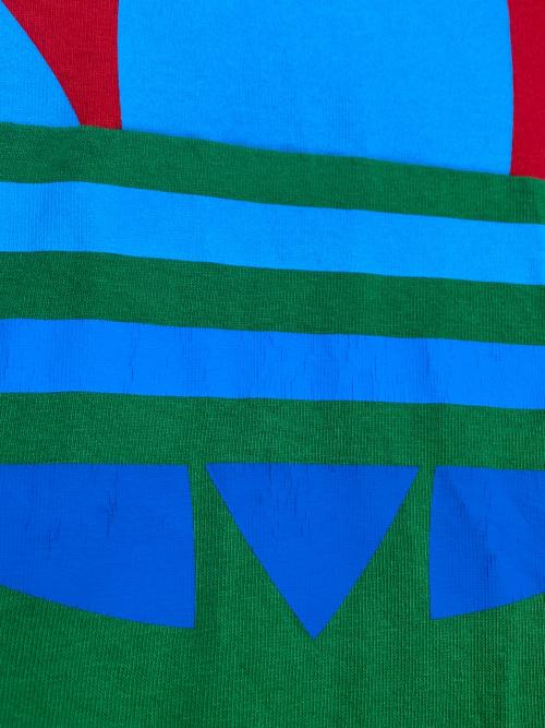 GUCCI（グッチ）GUCCI (グッチ) adidas (アディダス) カットソー レッド×グリーン サイズ:XLの古着・服飾アイテム