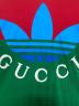中古・古着 GUCCI (グッチ) adidas (アディダス) カットソー レッド×グリーン サイズ:XL：30000円