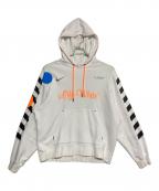 NIKE×OFFWHITEナイキ×オフホワイト）の古着「プルオーバーパーカー」｜ホワイト