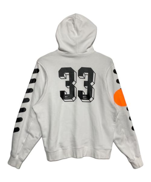 NIKE（ナイキ）NIKE (ナイキ) OFFWHITE (オフホワイト) プルオーバーパーカー ホワイト サイズ:XLの古着・服飾アイテム