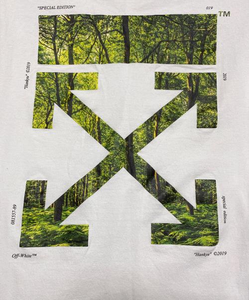 OFFWHITE（オフホワイト）OFFWHITE (オフホワイト) バックアローカットソー ホワイト サイズ:XLの古着・服飾アイテム
