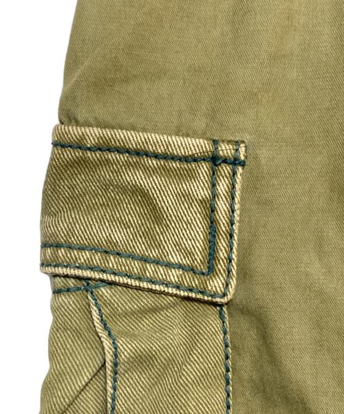 DOLCE & GABBANA（ドルチェ＆ガッバーナ）DOLCE & GABBANA (ドルチェ＆ガッバーナ) アーカイブ異素材切替カーゴパンツ グリーン サイズ:44の古着・服飾アイテム