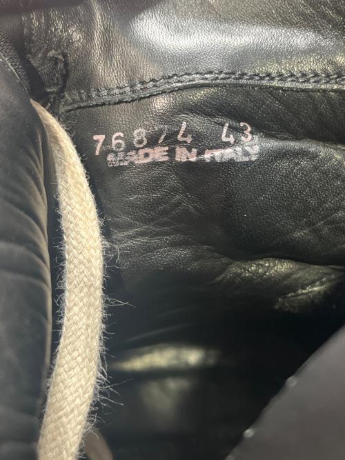 RICK OWENS（リックオウエンス）RICK OWENS (リックオウエンス) GEOBASKET ブラック サイズ:43の古着・服飾アイテム