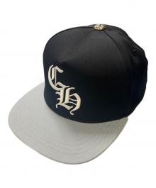 CHROME HEARTS（クロムハーツ）の古着「CHロゴ刺繍ベースボールキャップ」｜ブラック×ホワイト