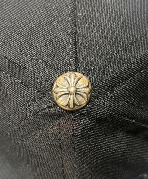 CHROME HEARTS（クロムハーツ）CHROME HEARTS (クロムハーツ) CHロゴ刺繍ベースボールキャップ ブラック×ホワイト サイズ:OS (53-60)の古着・服飾アイテム