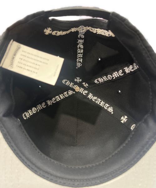 CHROME HEARTS（クロムハーツ）CHROME HEARTS (クロムハーツ) CHロゴ刺繍ベースボールキャップ ブラック×ホワイト サイズ:OS (53-60)の古着・服飾アイテム