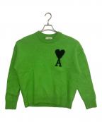 AMI Alexandre Mattiussiアミアレクサンドルマテュッシ）の古着「ニット」｜黄緑