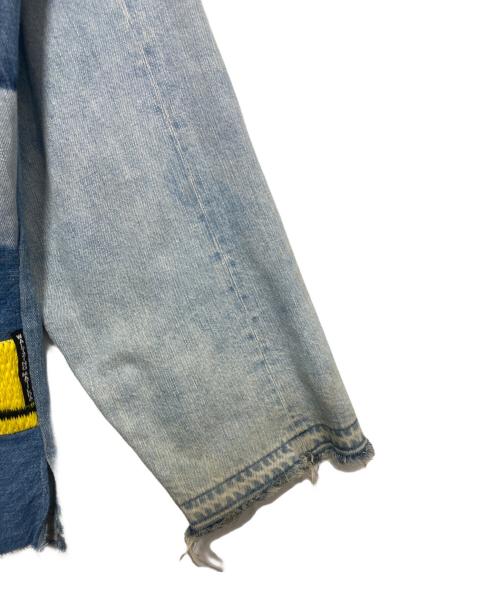 KAPITAL（キャピタル）KAPITAL (キャピタル) BAJA デコンストラクテッド パーカー ブルー サイズ:FREEの古着・服飾アイテム