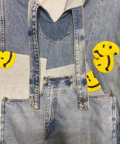 KAPITAL（キャピタル）KAPITAL (キャピタル) BAJA デコンストラクテッド パーカー ブルー サイズ:FREEの古着・服飾アイテム