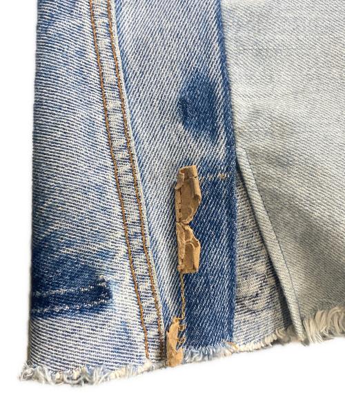 KAPITAL（キャピタル）KAPITAL (キャピタル) BAJA デコンストラクテッド パーカー ブルー サイズ:FREEの古着・服飾アイテム