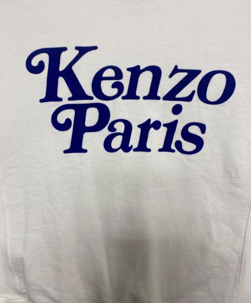 KENZO（ケンゾー）KENZO (ケンゾー) VERDY (ヴェルディ) クラシック スウェットトレーナー ホワイト サイズ:Lの古着・服飾アイテム