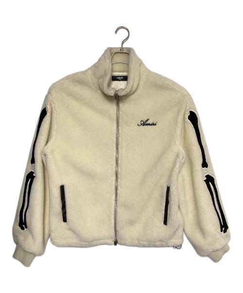 AMIRI（アミリ）AMIRI (アミリ) BONES FLEECE JACKET アイボリー サイズ:Ｌの古着・服飾アイテム