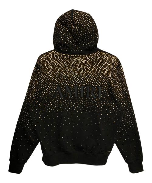 AMIRI（アミリ）AMIRI (アミリ) CRYSTAL AMIRI HOODIE ブラック サイズ:XLの古着・服飾アイテム