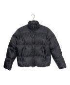 Diorディオール）の古着「JACQUARD OBLIQUE DOWN JACKET」｜グレー