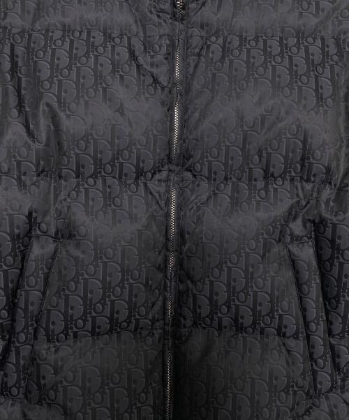 Dior（ディオール）Dior (ディオール) JACQUARD OBLIQUE DOWN JACKET グレー サイズ:48の古着・服飾アイテム