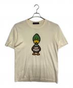 LOUIS VUITTON×NIGOルイ ヴィトン×二ゴー）の古着「インタルシアジャカードダックニットTシャツ」｜アイボリー