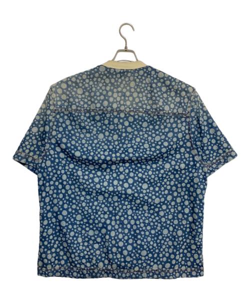 LOUIS VUITTON（ルイ ヴィトン）LOUIS VUITTON (ルイ ヴィトン) yayoi kusama (ヤヨイクサマ) Infinity Dots Denim Shirt ブルー サイズ:XXLの古着・服飾アイテム