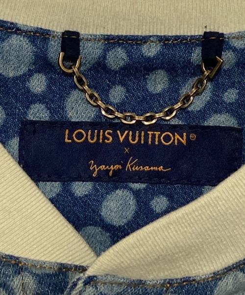 LOUIS VUITTON（ルイ ヴィトン）LOUIS VUITTON (ルイ ヴィトン) yayoi kusama (ヤヨイクサマ) Infinity Dots Denim Shirt ブルー サイズ:XXLの古着・服飾アイテム