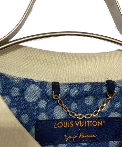 LOUIS VUITTON（ルイ ヴィトン）LOUIS VUITTON (ルイ ヴィトン) yayoi kusama (ヤヨイクサマ) Infinity Dots Denim Shirt ブルー サイズ:XXLの古着・服飾アイテム