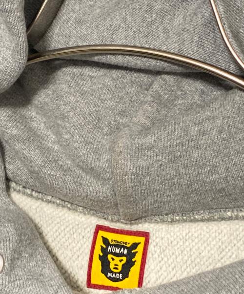 HUMAN MADE（ヒューマンメイド）HUMAN MADE (ヒューマンメイド) プルオーバーパーカー グレー サイズ:Lの古着・服飾アイテム