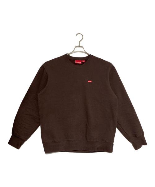 SUPREME（シュプリーム）SUPREME (シュプリーム) Small Box Crewneck ブラウン サイズ:Mの古着・服飾アイテム