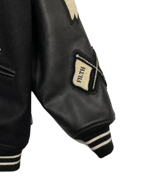 NEIGHBORHOOD（ネイバーフッド）NEIGHBORHOOD (ネイバーフッド) Stadium Jacket ブラック サイズ:Lの古着・服飾アイテム