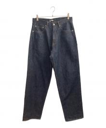 AURALEE（オーラリー）の古着「HARD TWIST DENIM WIDE PANTS」｜インディゴ