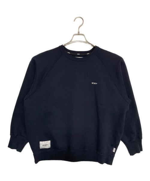 WTAPS（ダブルタップス）WTAPS (ダブルタップス) SIGN-RGYD / SWEATER ネイビー サイズ:3の古着・服飾アイテム