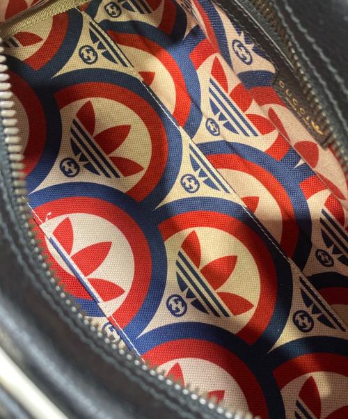 GUCCI（グッチ）GUCCI (グッチ) adidas (アディダス) 2WAY ミニダッフルバッグ ブラック サイズ:FREEの古着・服飾アイテム