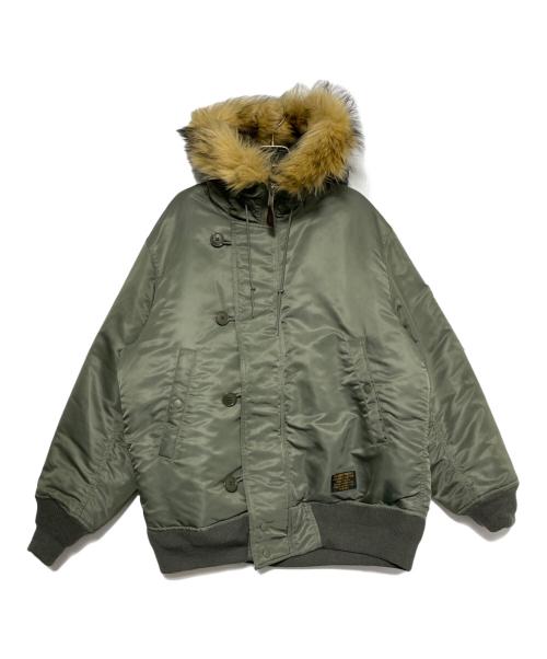WACKO MARIA（ワコマリア）WACKO MARIA (ワコマリア) N-2B FLIGHT JACKET オリーブ サイズ:XLの古着・服飾アイテム