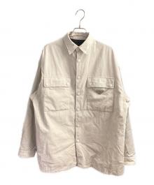 PRADA（プラダ）の古着「LONG-SLEEVED SHIRTS」｜アイボリー