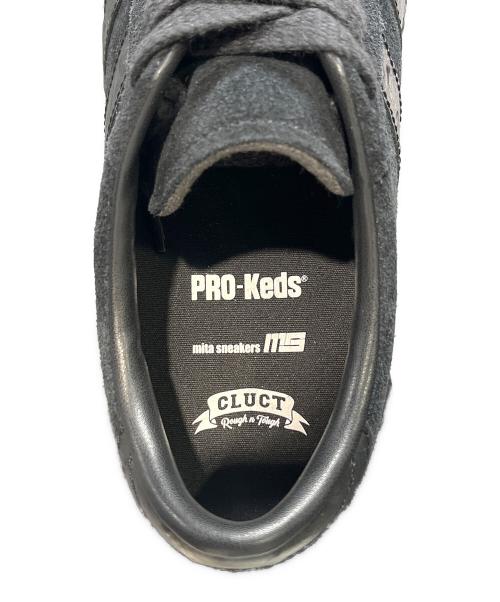 PRO-Keds（プロケッズ）PRO-Keds (プロケッズ) mita sneakers (ミタ スニーカーズ) CLUCT (クラクト) ROYAL PLUS SUEDE LO ブラック サイズ:27.5の古着・服飾アイテム