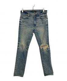 AMIRI（アミリ）の古着「ダメージ加工デニムパンツ」｜ブルー