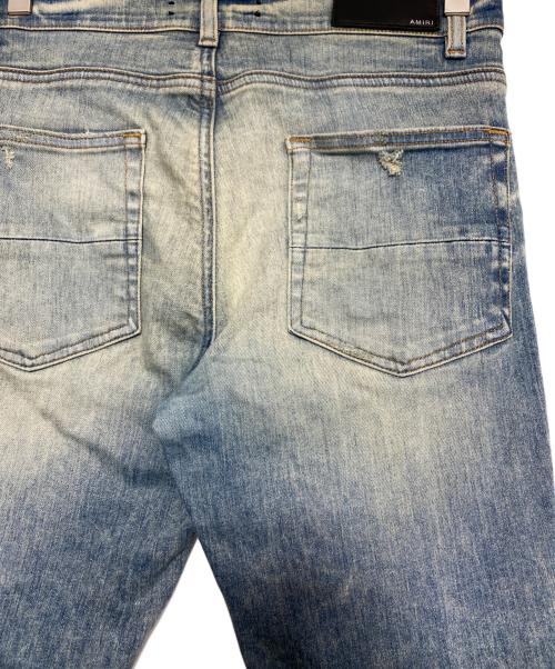 AMIRI（アミリ）AMIRI (アミリ) ダメージ加工デニムパンツ ブルー サイズ:32の古着・服飾アイテム