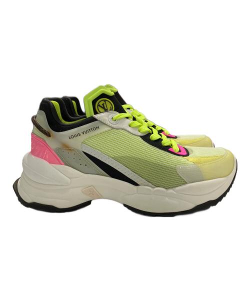 LOUIS VUITTON（ルイ ヴィトン）LOUIS VUITTON (ルイ ヴィトン) ラン55ライン スニーカー イエロー×ホワイト サイズ:36の古着・服飾アイテム